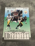 Merril Hoge Steelers 1991 Fleer Ultra #112