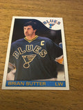 Brian Sutter Blues 1985-1986 Topps #135