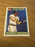 Barry Bonds Pirates 1991 Topps All Star #401