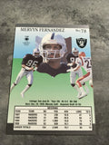 Mervyn Fernandez Raiders 1991 Fleer Ultra #78