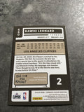 Kawhi Leonard Clippers 2019-2020 Panini Chronicles Classics #660