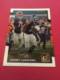 Jeremy Langford Bears 2017 Donruss #228