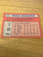 Mike Rogers Rangers 1985-1986 Topps #39