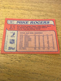 Mike Rogers Rangers 1985-1986 Topps #39