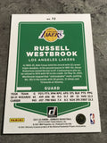 Russell Westbrook Lakers 2021-22 Donruss #72