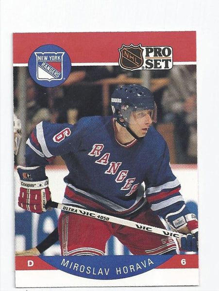 Miroslav Horava Rangers 1990-1991 Pro Set #198