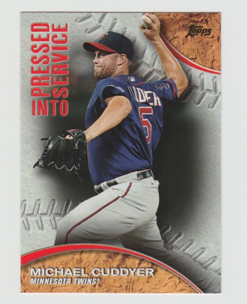 Michael Cuddyer Twins 2016 Topps Pressed Into Service #PIS-4