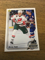 Kevin Todd Devils 1992-1993 Upper Deck Rookie Report#365