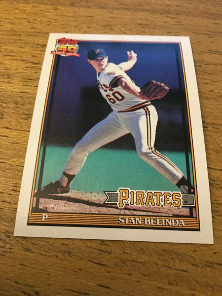 Stan Belinda Pirates 1991 Topps #522