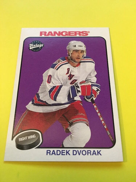 Radek Dvorak Rangers 2001-2002 Upper Deck Vintage #171