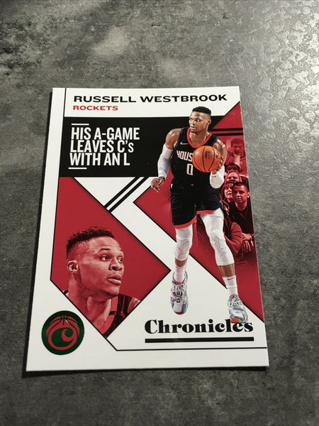 Russell Westbrook  Rockets 2019-2020 Panini Chronicles Green #45