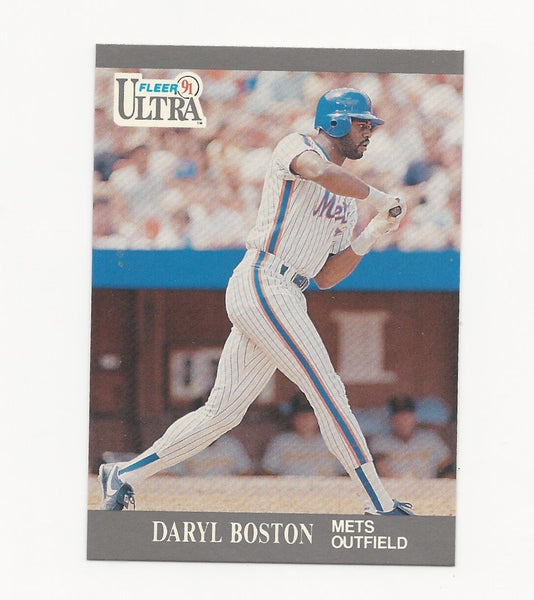 Daryl Boston Mets 1991 Fleer Ultra #211