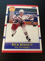 Rick Bennett Rangers 1990-1991 Score Prospect #400