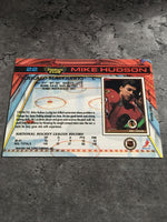 Mike Hudson Blackhawks 1991-92 Topps Stadium Club #22