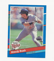 Randy Bush Twins 1991 Donruss #382