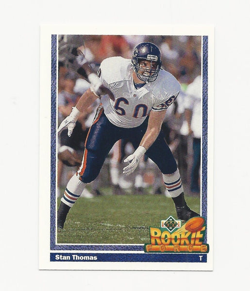 Stan Thomas Bears 1991 Upper Deck Rookie Force #631
