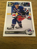 Tony Amonte Rangers 1992-1993 Upper Deck #138