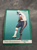 Pete Stovanovich Dolphins 1991 Fleer #132