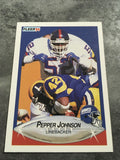 Pepper Johnson Giants 1990 Fleer #69