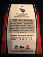 Kendall Wright Titans 2012 Topps Finest Rookie #118