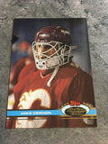 Mike Vernon Flames 1991-92 Topps Stadium Club #269