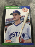 Mike Greenwell Red Sox 1989 Donruss #186