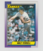 Walt Terrell Yankees 1990 Topps #611