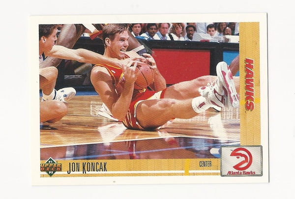 Jon Koncak Hawks 1991-1992 Upper Deck #236