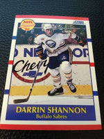 Darrin Shannon Sabres 1990-1991 Score Prospect #410