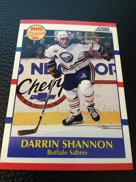 Darrin Shannon Sabres 1990-1991 Score Prospect #410