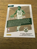 Sterling Brown Bucks 2017-2018 Prestige Micro Etch Red Rookie #44
