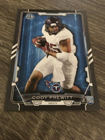 Cody Prewitt Titans 2015 Bowman Black Rookie #39