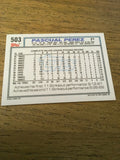 Pascual Perez Yankees 1992 Topps #503