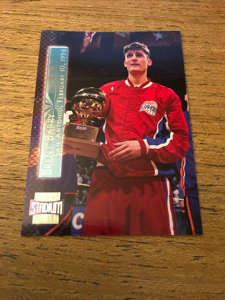 Brent Barry Clippers 1996-1997 Topps Stadium Club Shining Moments #SM11