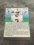 Randal Hill Dolphins 1991 Fleer Ultra Draft Picks Rookie #286