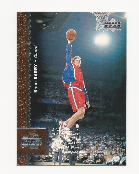 Brent Barry Clippers 1996-1997 Upper Deck #53