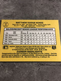 Matt Nokes Tigers 1987 Donruss The Rookies #12