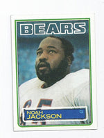 Noah Jackson Bears 1983 Topps #32