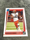 Anthony Schwartz Browns 2021 Panini Donruss Rated Rookie #282