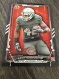 Levi Norwood Bears 2015 Bowman Black Rookie #65