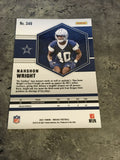 Nahshon Wright Cowboys 2021 Panini Mosaic Rookie #349