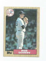 Rod Scurry Yankees 1987 Topps #665