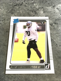 Alex Leatherwood Raiders 2021 Panini Donruss Rated Rookie #335