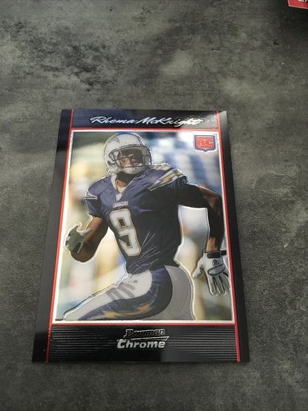 Rhema McKnight Chargers 2007 Bowman Chrome Rookie #BC21