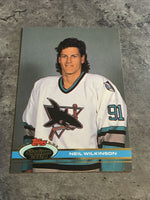 Neil Wilkinson Sharks 1991-92 Topps Stadium Club #293