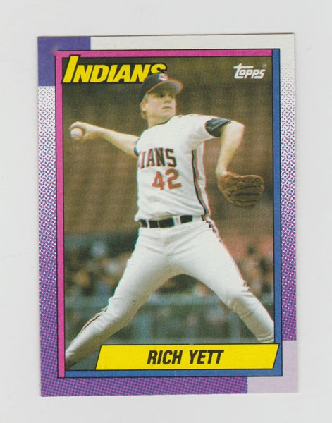 Rich Yett Indians 1990 Topps #689