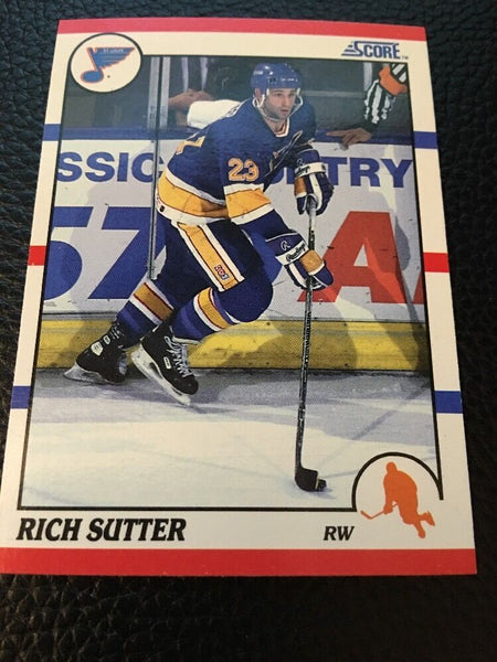 Rich Sutter Blues 1990-1991 Score #281