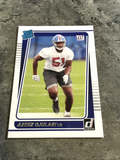 Azeez Ojulari Giants 2021 Panini Donruss Rated Rookie #323