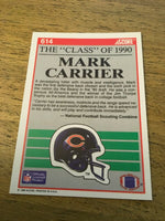 Mark Carrier Bears 1990 Score Rookie Class of 90 #614