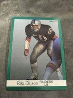 Riki Ellison Raiders 1991 Fleer #105